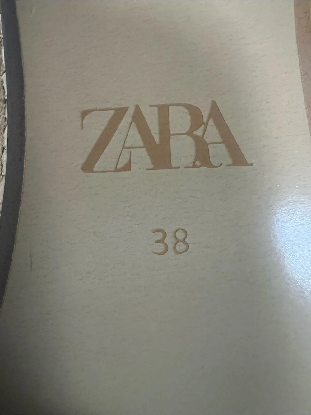 Zara Metallic Gold Platform Ankle-Strap Heels